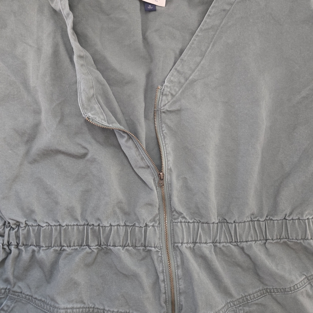 Universal Thread Olive Utility Zip Front Dress Xl… - image 3